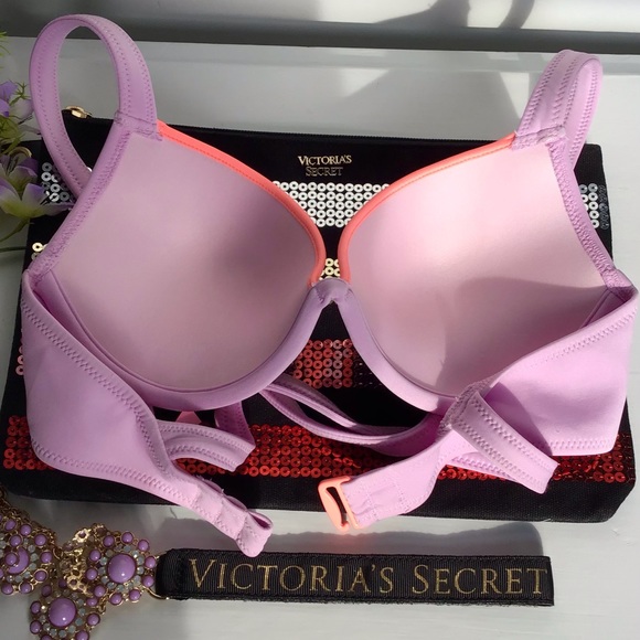 Victoria’s Secret Sport Fabulous Colorblock Bikini Top Size 34B - Picture 5 of 6